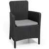 Image de Keter Chaise de salle Ã  manger de jardin Trenton Graphite