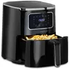 Image de alpina Airfryer 4.5L - Friteuse Ã  air chaud 1-4 personnes - Friteuse Ã  air avec Ã©cran tactile numÃ©rique - TempÃ©rature rÃ©glable de 80 Ã  200 degrÃ©s - Fonction minuterie - Four Ã  convection 1450W