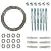 Image de Kit cÃ¢ble en acier pour plantes grimpantes Ã1,8mm de 10m