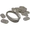 Image de Nature Kit De Fixation Pour ClÃ´ture De Jardin 27 Pcs Gris