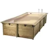 Image de Piscine en bois rectangulaire Ubbink Azura 350 x 505-Beige