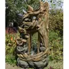 Image de Fontaine De Jardin Kalloni Vieux Troncs D'arbre Avec Ãclairage Led - Ubbink