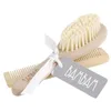 Image de Bambam Brosse Et Peigne En Bois - Des La Naissance - Beige - Bois - 15 X 2 X 3 Cm