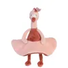 Image de Peluche Flamant Rose Fiddle 19 Cm