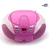 Image de Lenco SCD-37 USB Pink - Radio FM et lecteur CD/USB portable - Rose - Rose / Euro / Type-C (CEE 7/16)