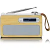 Image de Radio portable DAB+ PDR-040BAMBOOWH Bambou-Blanc