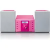 Image de Lenco MC-013PK - ChaÃ®ne HiFi avec radio FM et lecteur CD - Rose
