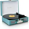 Image de Classic Phono TT-110BUWH - Platine vinyle Bluetooth avec haut-parleurs intÃ©grÃ©s - Bleu Blanc - Euro / Type-C (CEE 7/16)