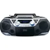 Image de Lenco SCD-720SI - Radio portable DAB+/FM avec Bluetooth, lecteur CD, cassettes et USB - Argent