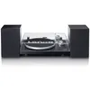Image de Lenco LS-500BK - Platine avec amplificateur intÃ©grÃ©, Bluetooth et deux enceintes externes - Noir