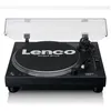 Image de Lenco L-3818BK - Tourne-disque Ã  entraÃ®nement direct avec encodage USB/PC - Noir - Euro / Type-C (CEE 7/16)