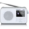 Image de Radio DAB+/FM avec BluetoothÂ® PDR-036WH Blanc-Gris