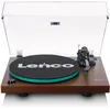 Image de Lenco LBT-225WA - Platine avec transmission Bluetooth - marron foncÃ© - Euro / Type-C (CEE 7/16)