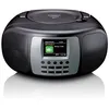Image de Lenco SCD-860BK - Radio portable DAB+/FM avec Bluetooth, lecteur CD et grand Ã©cran couleur LCD - Noir - Euro / Type-C (CEE 7/16)