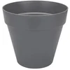 Image de Pot De Fleurs Rond - Elho - Loft Urban - Ã 20 Cm - Gris Anthracite - RÃ©servoir D'eau