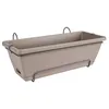 Image de JardiniÃ¨re Elho Barcelona All In 1 50 X 20 Cm Taupe