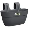 Image de BalconniÃ¨re En Plastique Elho Vibia Campana Easy Hanger Medium Anthracite - 36 X 24 X 26,5 Cm