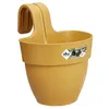 Image de BalconniÃ¨re En Plastique Elho Vibia Campana Easy Hanger Small Jaune Miel - Ã 24 Cm