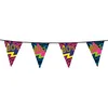 Image de Guirlande fanions 80's Party 6 m Taille Unique