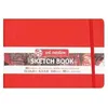 Image de Carnet Croquis - 21 X 14,8cm - 80 Feuilles - 140g - Rouge - Royal Talens