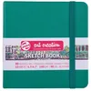 Image de Carnet Croquis 12x12 Cm - 80 Feuilles - 140g - Vert ForÃªt - Royal Talens