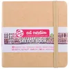Image de Carnet Croquis 12x12 Cm - 80 Feuilles - 140g - Kraft Beige - Royal Talens