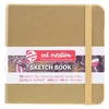 Image de Carnet Croquis 12x12 Cm - 80 Feuilles - 140g - Or Blanc - Royal Talens