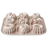 Image de Patisse - Moule 9 Mini-Kouglofs Rose CuivrÃ© 04521