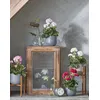 Image de GÃ©ranium plante artificielle rose et blanc en pot H34
