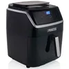 Image de Multicuiseur Aerofryer vapeur 182080 noir Cuiseur vapeur et friteuse Ã  air chaud Pour 9 personnes Ãcran LCD tactile 6,5 L 1 700