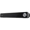 Image de Trust Arys Enceinte PC, 12 Watt, Barre de Son PC, Alimentation USB, Jack 3,5 mm, Haut Parleur pour Ordinateur Portable, Tablette, et TV - Noir