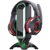 Image de Trust Gaming GXT 265 Cintar Support pour Casque Gamer, Porte Casque RGB, Bords ÃclairÃ©s par LED avec Rythme RGB, 2 Ports USB, Pieds AntidÃ©rapants, Accessoire Bureau - Noir