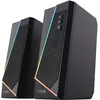 Image de Trust Gaming GXT 609 Zoxa Enceinte Gaming PC RGB, 12W, Alimentation USB, Haut Parleur Ordinateur Gamer, Baffle pour Bureau - Noir