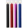 Image de Kit 4 Bougies BDSM Basse Température Teasing Wax Candles Mixed Large