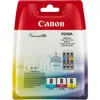 Image de Canon CLI-8C/M/Y - 3-couleurs - Cartouche d'encre - Multipack