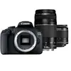 Image de EOS 2000D+EF-S 18-55 IS II+EF 75-300 f/4-5,6 III + Sac + Carte mémoire SD 16 Go en occasion ou reconditionné