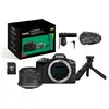Image de Pack EOS R50 + RF-S 18-45mm f/4.5-6.3 IS STM + Micro + Trépied + Télécommande + carte SD + Chargeur en occasion ou reconditionné