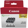 Image de Canon PGI-35 triple pack - Noir - Cartouche d'encre - Multipack