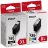 Image de Canon PG-595XL / CL-586XL photo value pack - Noir + 3 couleurs - Cartouche d'encre - Grande capacité - Multipack