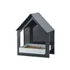 Image de Mangeoire Anthracite/Blanc