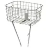 Image de Panier de vélo avant maille en acier avec supports Basil Robin 47x31x25 cm