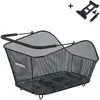 Image de Panier vélo arrière avec plaque Basil Icon M Avec Mik 2.0 Noir 24x39x14 cm 726730