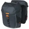 Image de Basil Miles Tarpaulin ArriÃ¨re Sacoche Pour Bicyclette 34 L BÃ¢che Noir Et Orange