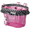 Image de Basil Jasmin Panier Avant Pour VÃ©lo Pour Enfant Motif Babouchka Gris/Rose 30-51 Cm
