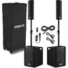 Image de VX1050BT Pack enceintes sono actives 1150W - système 2.2 - subwoofer 2 x 12 + micro en occasion ou reconditionné