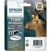 Image de Epson T130 (C13T130640) - 3-couleurs - Cartouche d'encre - Grande capacité - Multipack