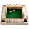 Image de Shut The Box 10 en bois avec 2 dés