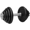 Image de Haltère réglable en acier Avento Noir 15 kg 42DE-BLK