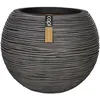 Image de Capi Pot Ã Fleurs Nature Rib Rond 40 X 32 Cm Anthracite Kofz270
