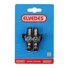 Image de Paire de patins de frein plus portes patins Alu Elvedes Shimano 55 mm